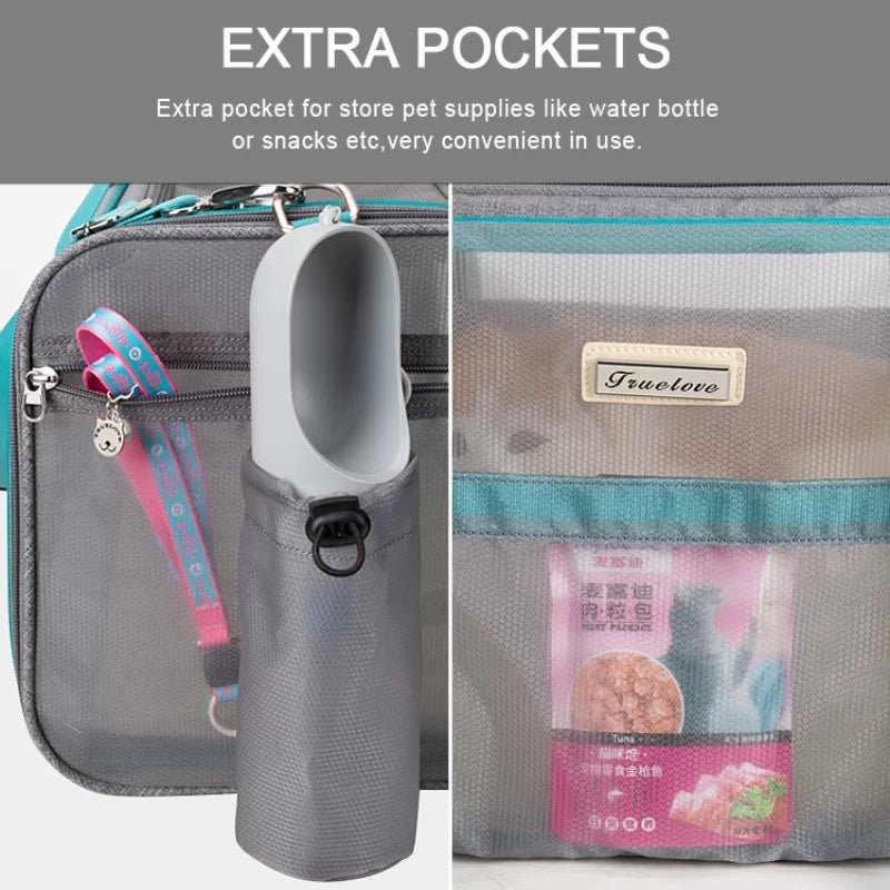 TrueLove Soft-Sided Pet Carrier with Fleece Bed TLX2071