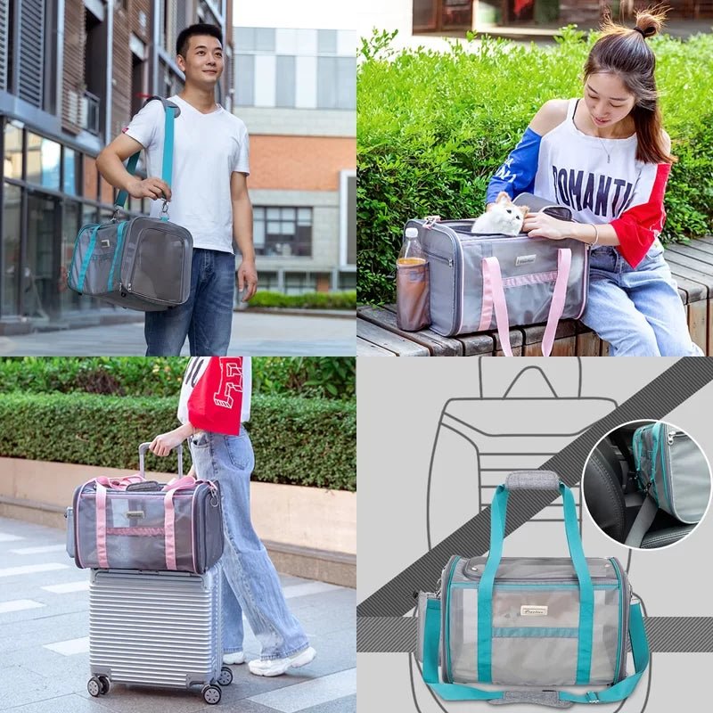 TrueLove Soft-Sided Pet Carrier with Fleece Bed TLX2071
