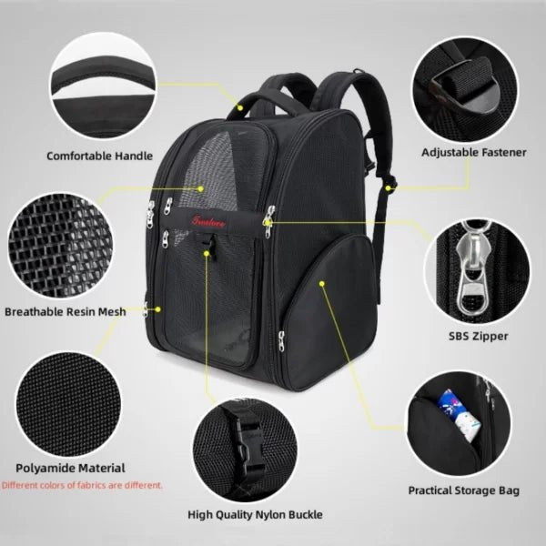 TrueLove Mesh-Window Pet Carrier Backpack TLX5971