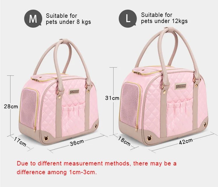 TrueLove Quilted Pet Carrier Handbag TLX6971