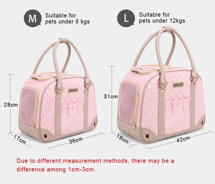 TrueLove Quilted Pet Carrier Handbag TLX6971