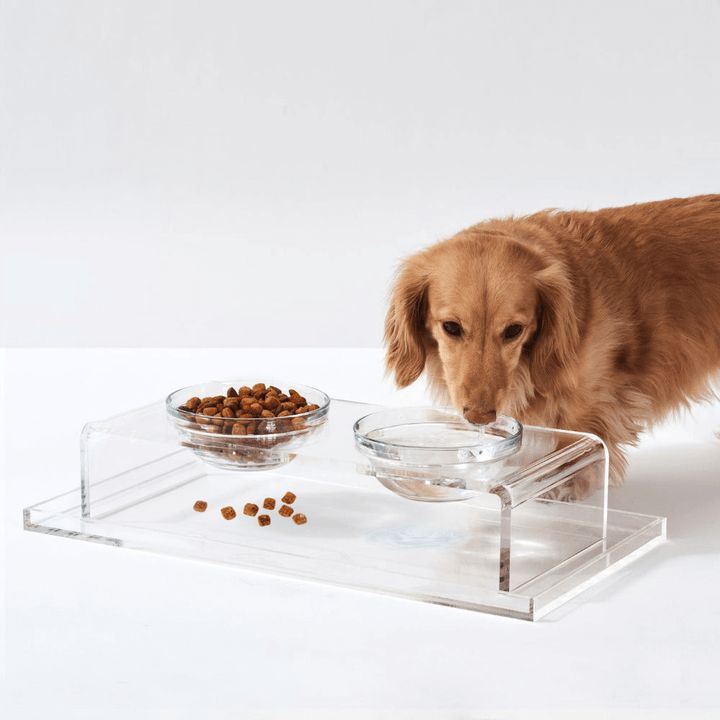 Hiddin Clear Acrylic Feeder Overflow Tray