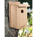 Load image into Gallery viewer, Handcrafted Cedar Bluebird Bird House Front Panel Access Design by HomePacific
