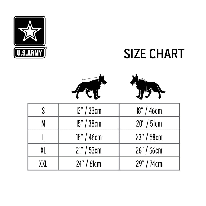 GF Pet US Army Dog Jacket, Camo