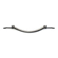 Gallery viewerに画像を読み込む, Cat Wall Bridge and Shelf Set, black curved cat bridge with rope lattice and wall mounts.
