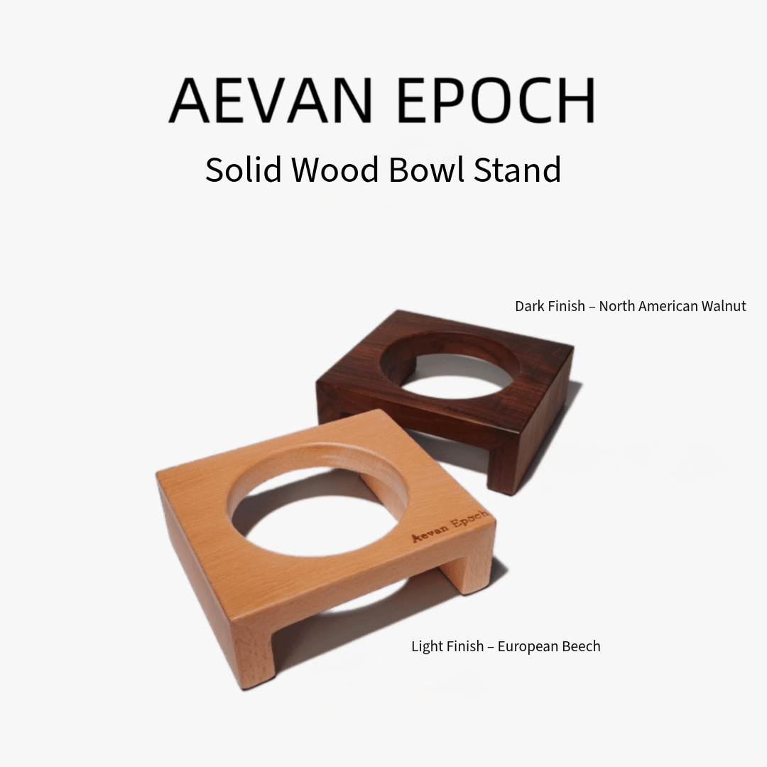 Aevan Epoch Wood Pet Bowl Stand