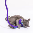 Load image into Gallery viewer, Catch a Mouse by the Tail - Wool Cat Toy, purple, Cat in the Box LLC
