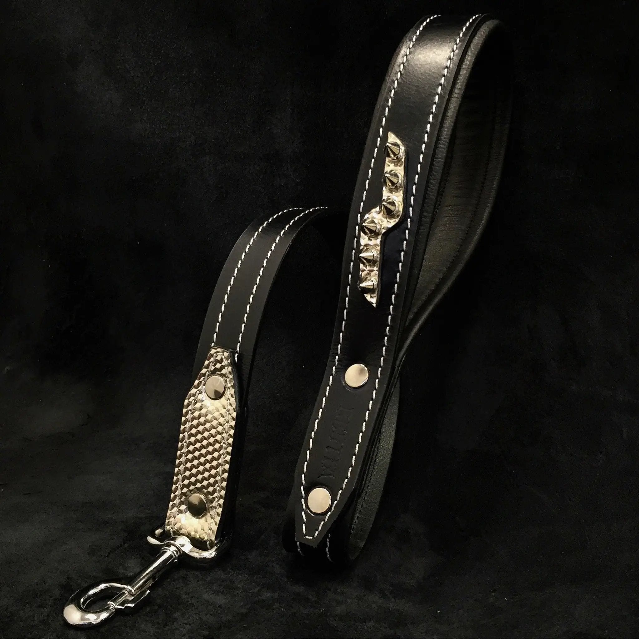 Bestia Dog Gear Platinum Harness 4 mm Genuine Leather For Powerful Medium To Giant Breed by Bestia Dog Gear