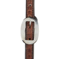 Bild in Galerie-Betrachter laden, WD Tack Medium Oil Rope Tooled Headstall Brown 5/8 Inch Single Ear by Mayatex
