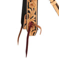 Gallery viewerに画像を読み込む, WD Tack Natural Floral Tooling Black Hide Browband Headstall by Mayatex
