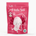 Load image into Gallery viewer, A Little Lotl axolotl wool cat toy in pink packaging by Cat in the Box LLC
