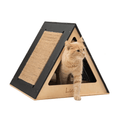 Bild in Galerie-Betrachter laden, Stylish Solid White Wooden Cat House Shelter Secure Home Interior by Enjoy The Wood
