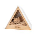 Bild in Galerie-Betrachter laden, Zenith Pet Luxury Dark Walnut Wooden Cat House With Sturdy Frame Ideal For Modern Home Decor by Enjoy The Wood
