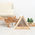 Bild in Galerie-Betrachter laden, Stylish Solid White Wooden Cat House Shelter Secure Home Interior by Enjoy The Wood
