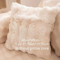 Load image into Gallery viewer, Molly Mutt Couch Cover cream plush cushion; soft faux fur fabric for sofa protection
