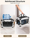 Bild in Galerie-Betrachter laden, Large Cat Carrier for 2 Cats Soft Sided Travel Crate Up to 55lbs by Wags & Whiskers Pet Supply
