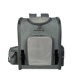 Carica l'immagine nel visualizzatore della galleria, Mr. Peanut's Aspen Series airline-compliant backpack pet carrier in gray with mesh front panel.
