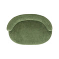 Charger l'image dans la visionneuse de la galerie, Shep 36' Curved Dog Sofa Bed Medium Moss Green Fleeced Teddy by HouseOfZazla

