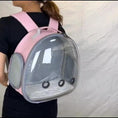 Gallery viewerに画像を読み込む, Transparent Small Animal Pet Backpack Carrier For Hamsters Guinea Pigs With Clear Bubble Window Travel Bag Case by Pet Zen
