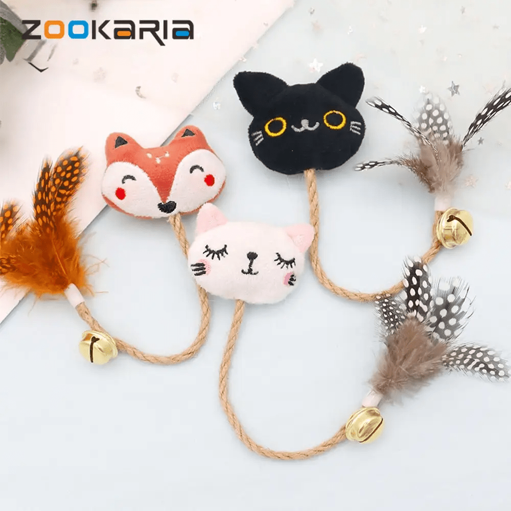 Funny Cat Brand Feather Toy With Bell by For Animals, With Love