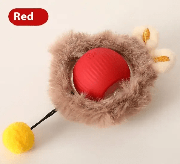 PurrPlay Automated Self-Rolling Cat Toy Ball Keeps Cats Entertained by For Animals, With Love