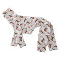 Load image into Gallery viewer, Whippet and Greyhound Dinosaur Cotton Pajamas for pets, gray dog costume by SOCKPET
