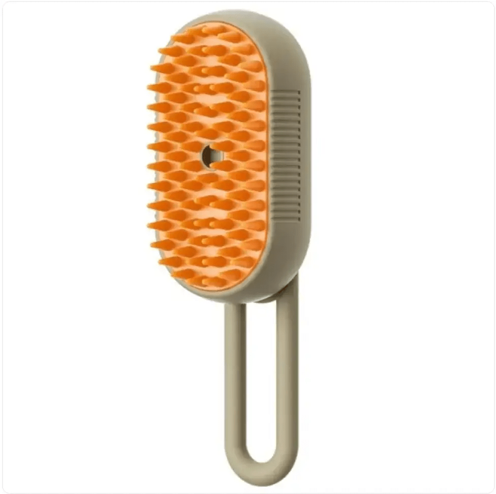 PurePet 3-in-1 Electric Pet Brush De-Shedding Self-Cleaning Black by For Animals, With Love