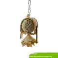 Gallery viewerに画像を読み込む, Parrot Natural Premium Soft Heavy Duty Ricepaperplant Pith Ball Bird Safe Chew Toy Set by Sell My Stuff
