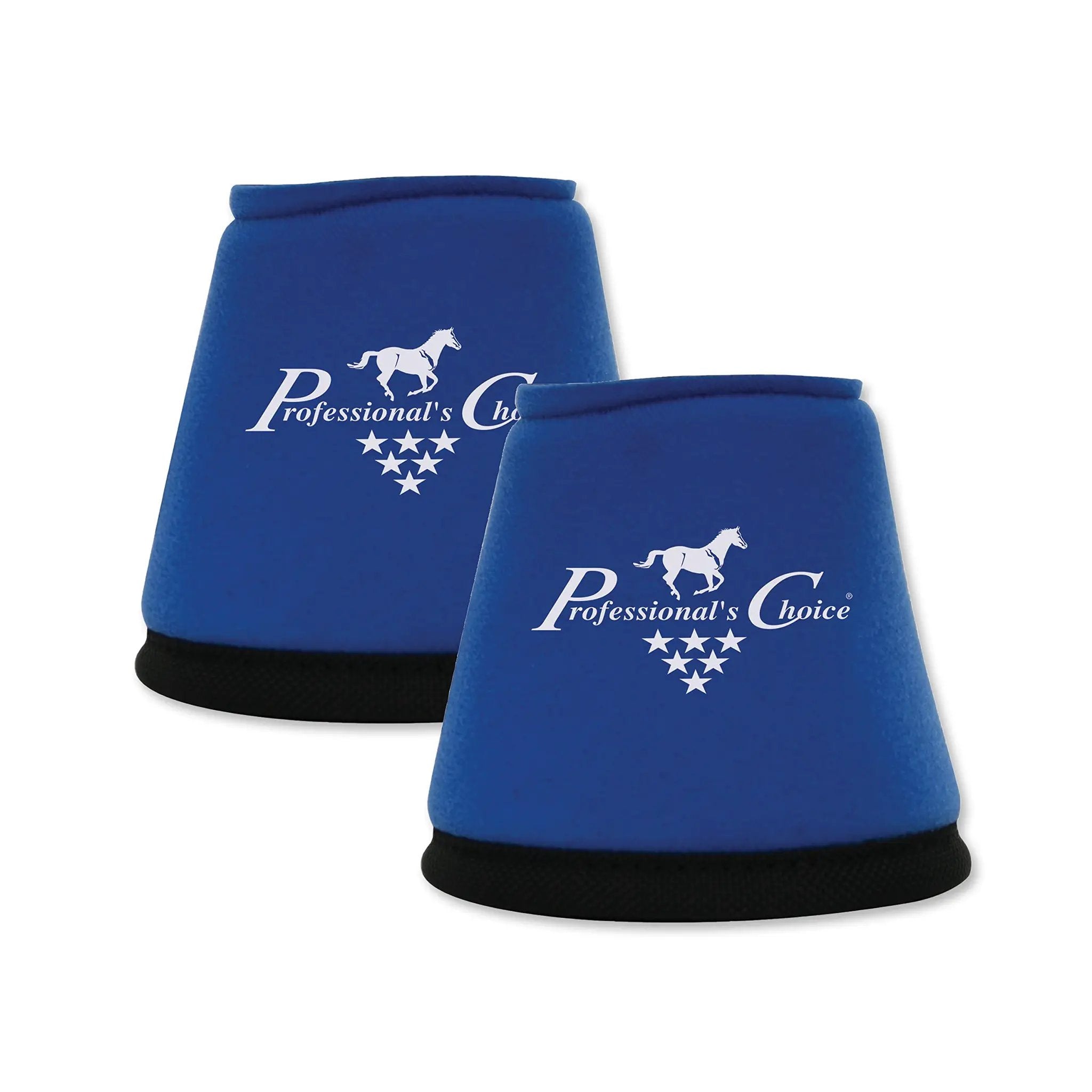 Professionals Choice Quick-Wrap Bell Boots | Ultimate in Hoof and Soft Tissue Protection | 360 Degree Wrap | Large Royal Blue - from For Animals, With Love