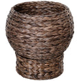 Bild in Galerie-Betrachter laden, Pear Daisy handmade wicker elevated cat bed with cushion in dark brown for kittens
