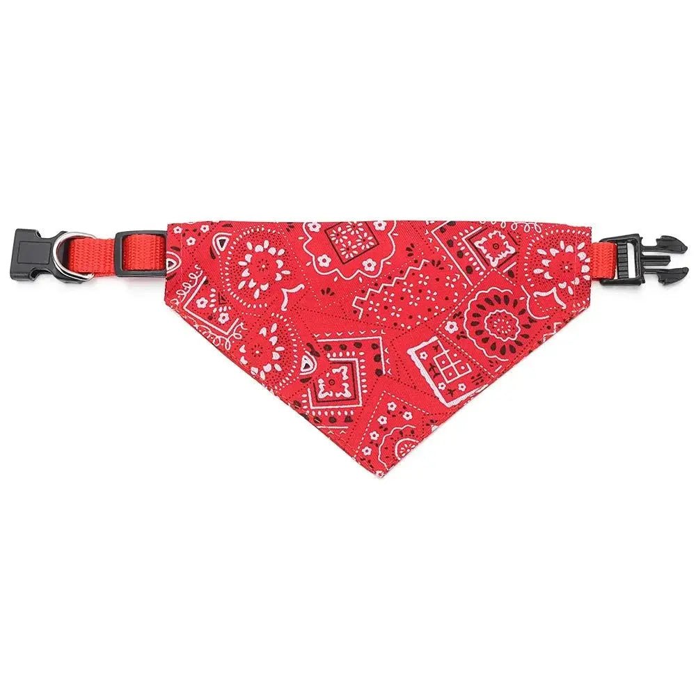 Adjustable Pure Cotton Dog Cat Bandana Scarf Washable Triangle Collar by Game On Interactive LLC (OnlyTenBucks.com)