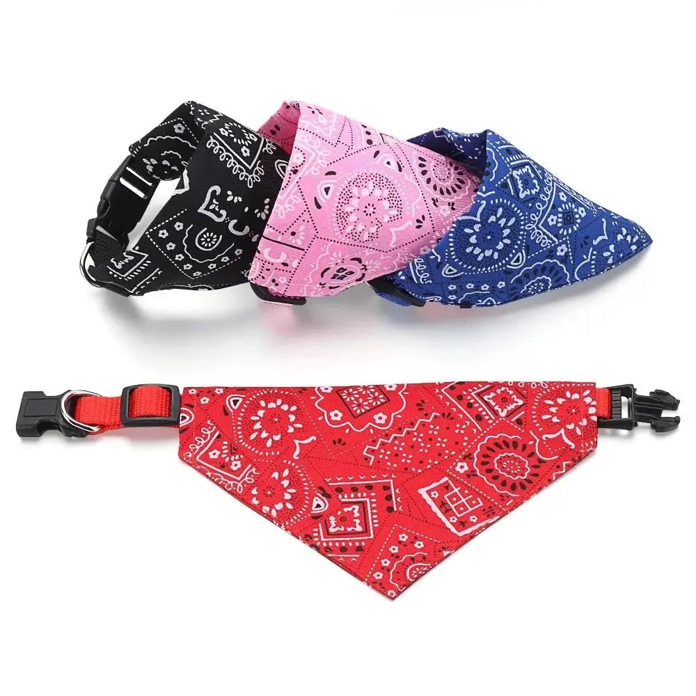 Adjustable Pure Cotton Dog Cat Bandana Scarf Washable Triangle Collar by Game On Interactive LLC (OnlyTenBucks.com)