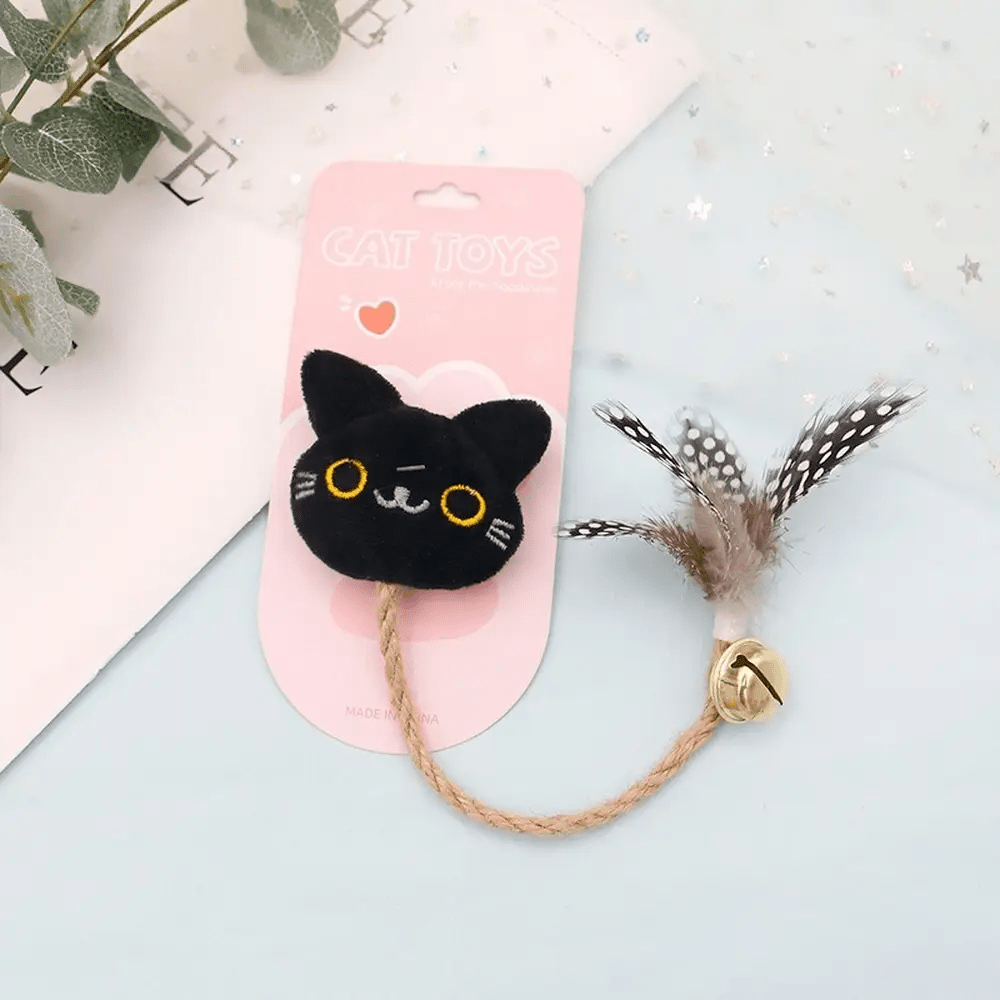 Funny Cat Brand Feather Toy With Bell by For Animals, With Love