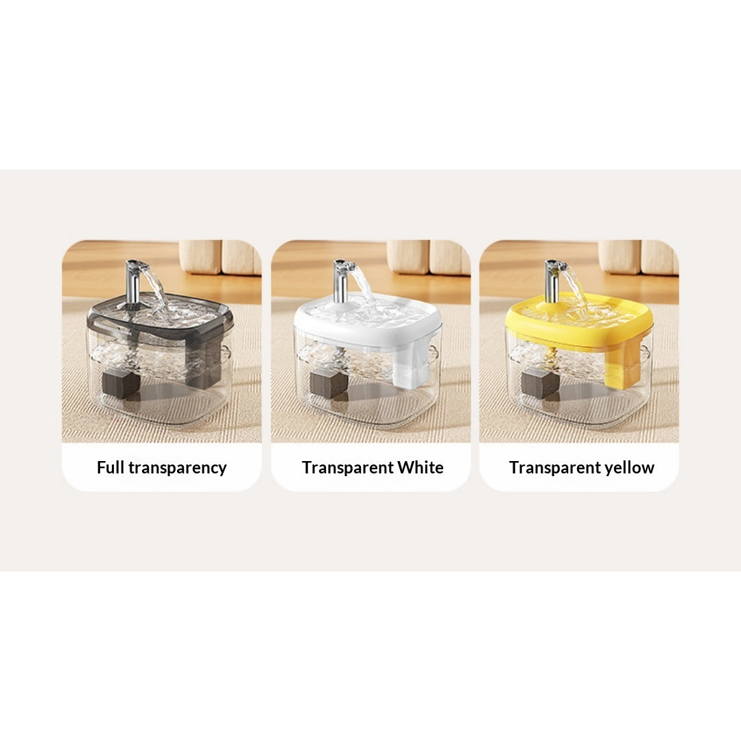 Three fountain color options