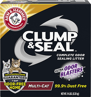 Arm &amp; Hammer Clump &amp; Seal, Complete Odor Sealing Clumping Litter