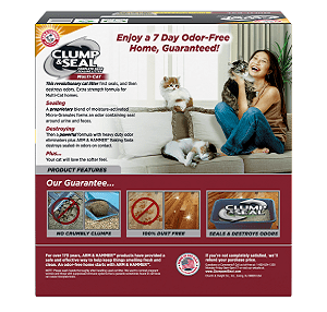 Arm &amp; Hammer Clump &amp; Seal, Complete Odor Sealing Clumping Litter