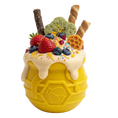 Cargar la imagen en la vista de la galería, Honey Pot Dog eCup Treat Dispenser | Durable PUP-X Rubber Enrichment Toy | USA Made
