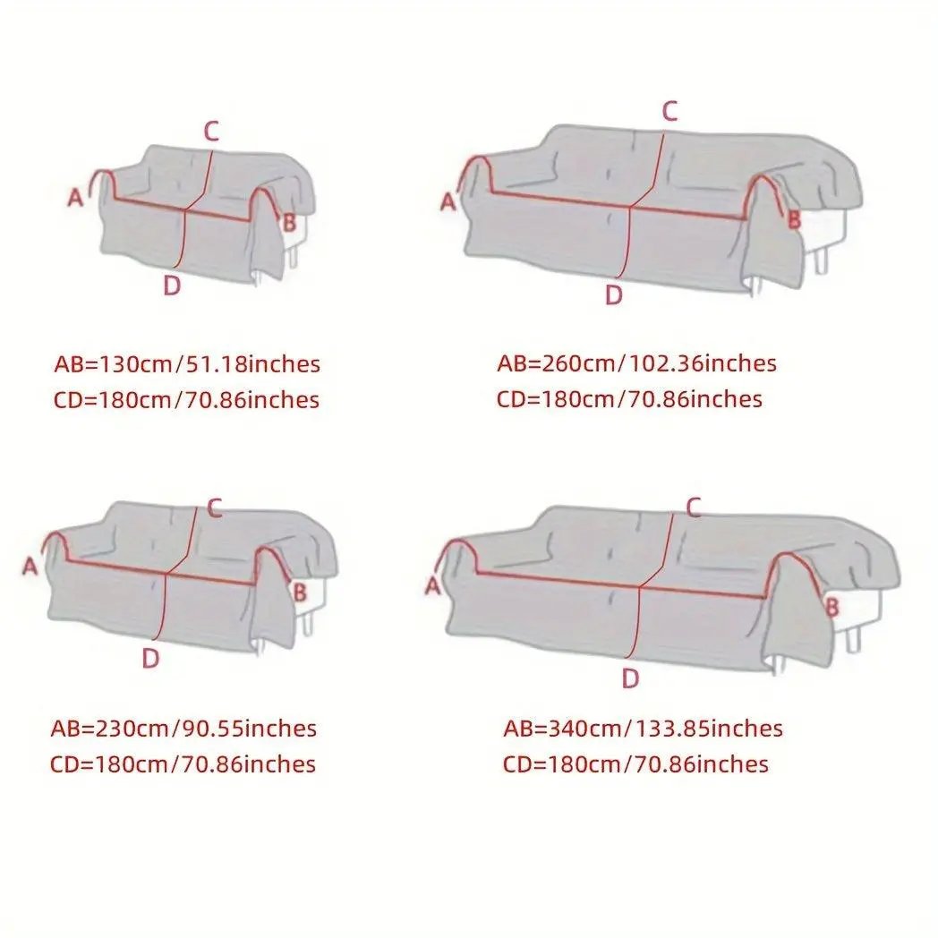 Bohemian-Style Chenille Couch Cover by topspet, extra-long, anti-dog-scratch protection for sofas