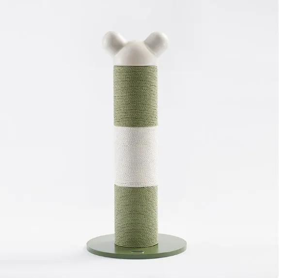 Green Durable Cat Scratching Post For Claw Sharpening And No Shedding by Pet Zen