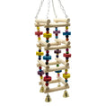 Gallery viewerに画像を読み込む, Premium Parakeet Bird Toy Amusement Park Swing Stand Solid Wood And Metal Accessories 45x10cm by Sell My Stuff
