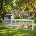 Load image into Gallery viewer, Chicken Coop With Run And Nesting Box by HouseOfZazla
