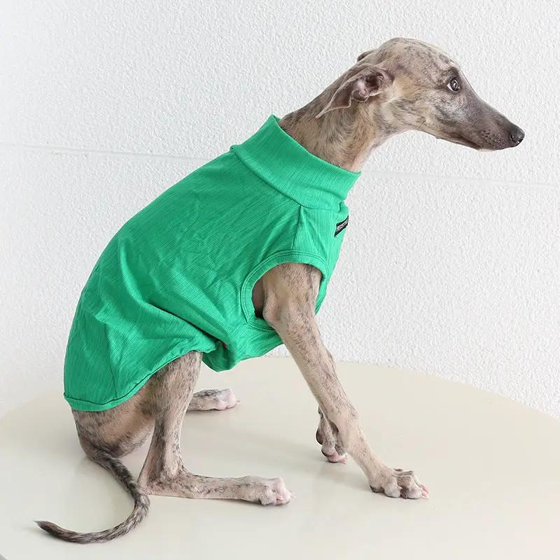 Whippet & Greyhound Spring Vest green knit vest by SOCKPET