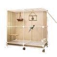 Gallery viewerに画像を読み込む, LuxeLife Modern ClearView Rolling Bird Cage With Transparent Acrylic Paneling Plus Wheels by Sell My Stuff
