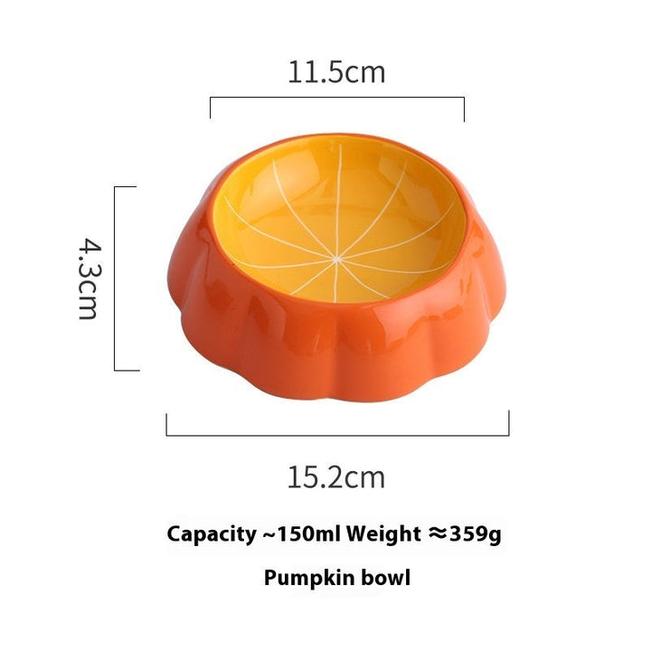 Standard pumpkin bowl dimension chart