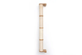Charger l'image dans la visionneuse de la galerie, Wall-mounted Cat Climbing Pole by Catastrophic Creations, sisal-wrapped scratching post with wooden mounts
