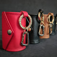 Load image into Gallery viewer, Bestia Designer Italian Nappa Leather Poop Bag Holder Case by Bestia Dog Gear
