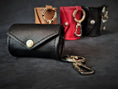 Load image into Gallery viewer, Bestia Designer Italian Nappa Leather Poop Bag Holder Case by Bestia Dog Gear

