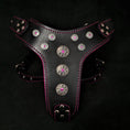 Bild in Galerie-Betrachter laden, 'Bijou'' harness Black & Pink for big dogs - Pet Collars & Harnesses from Bestia Dog Gear
