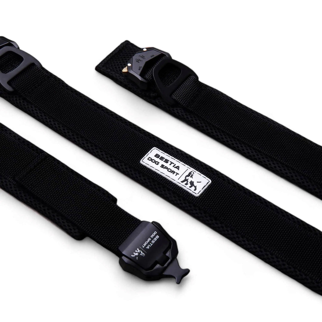 BESTIA DOG SPORT FAST RELEASE COLLAR BLACK - Pet Collars &amp; Harnesses from Bestia Dog Sport