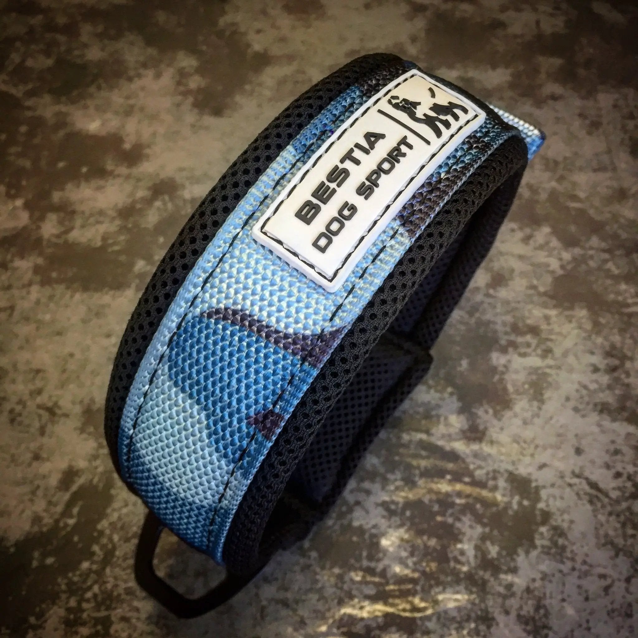 BESTIA DOG SPORT FAST RELEASE COLLAR BLUE - Pet Collars & Harnesses from Bestia Dog Sport